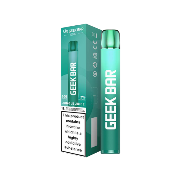 EXPIRED :: 20mg Geekvape Geek Bar E600 Disposable Vape Device 600 Puffs