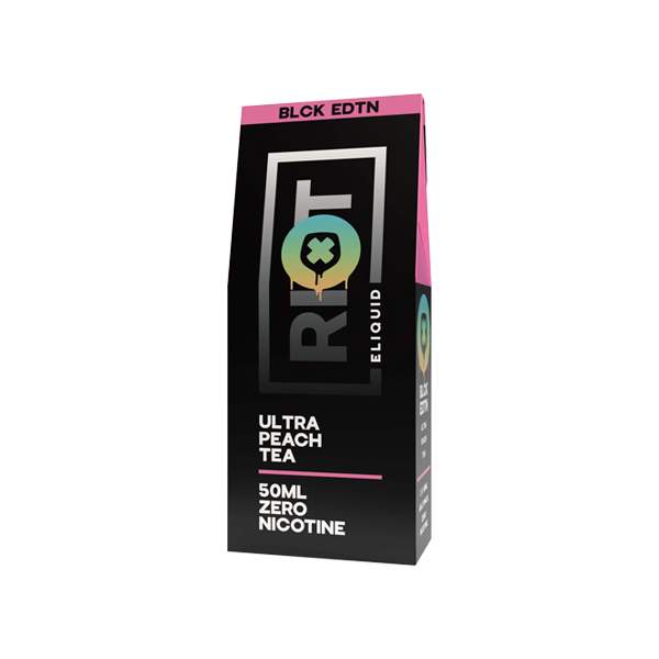 2x 50ml Riot Squad Black Edition Range 0mg 100ml Shortfill (50VG/50PG)