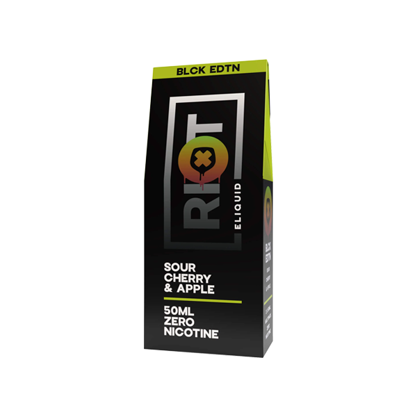 2x 50ml Riot Squad Black Edition Range 0mg 100ml Shortfill (50VG/50PG)