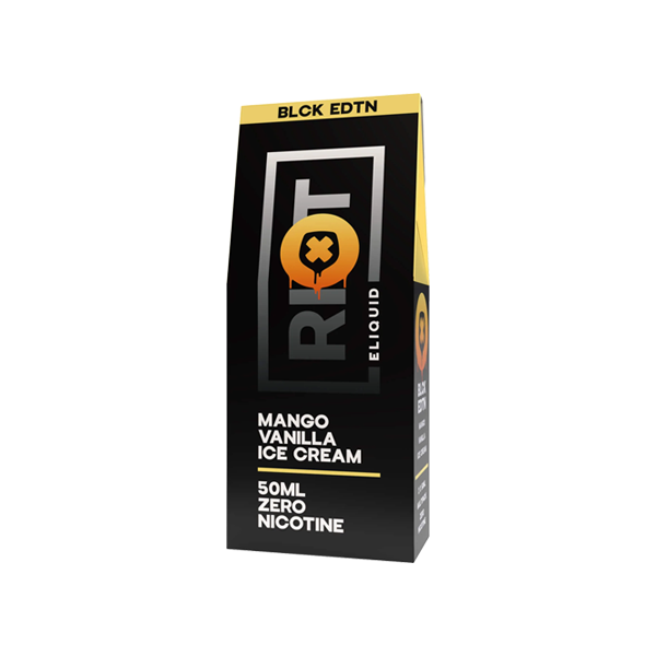 2x 50ml Riot Squad Black Edition Range 0mg 100ml Shortfill (50VG/50PG)