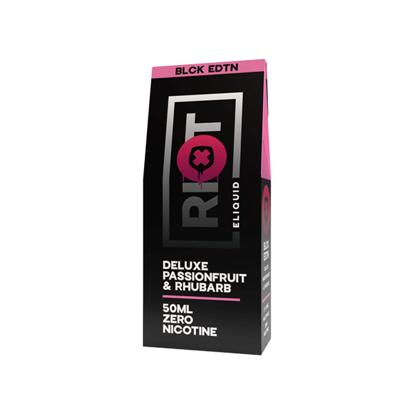 2x 50ml Riot Squad Black Edition Range 0mg 100ml Shortfill (50VG/50PG)