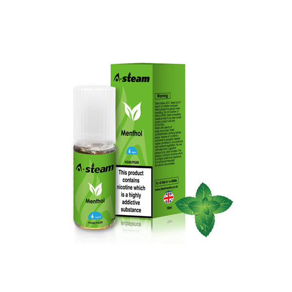 A-Steam Fruit Flavours 18MG 10ML (50VG/50PG)