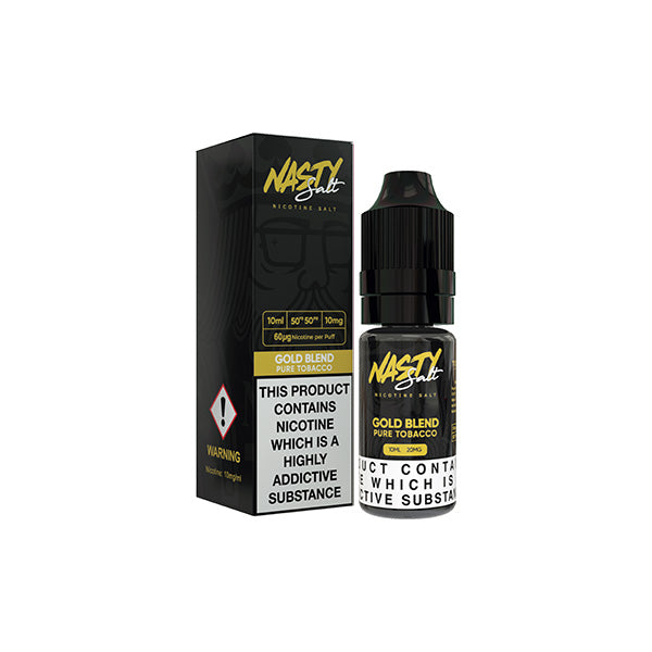 20mg Nasty Salts 10ml Nic Salts (50VG/50PG)