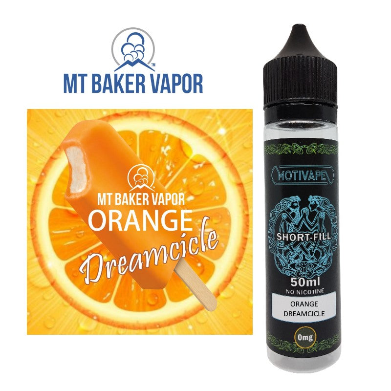 Orange Dreamcicle - Shortfill (50ml eliquid)