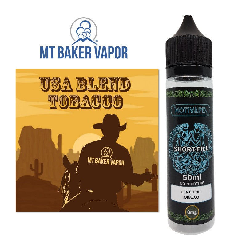 USA Blend Tobacco - Shortfill (50ml eliquid)