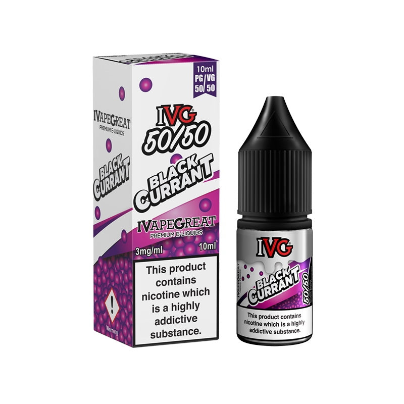 IVG 50:50 Range - Blackcurrant (10ml)