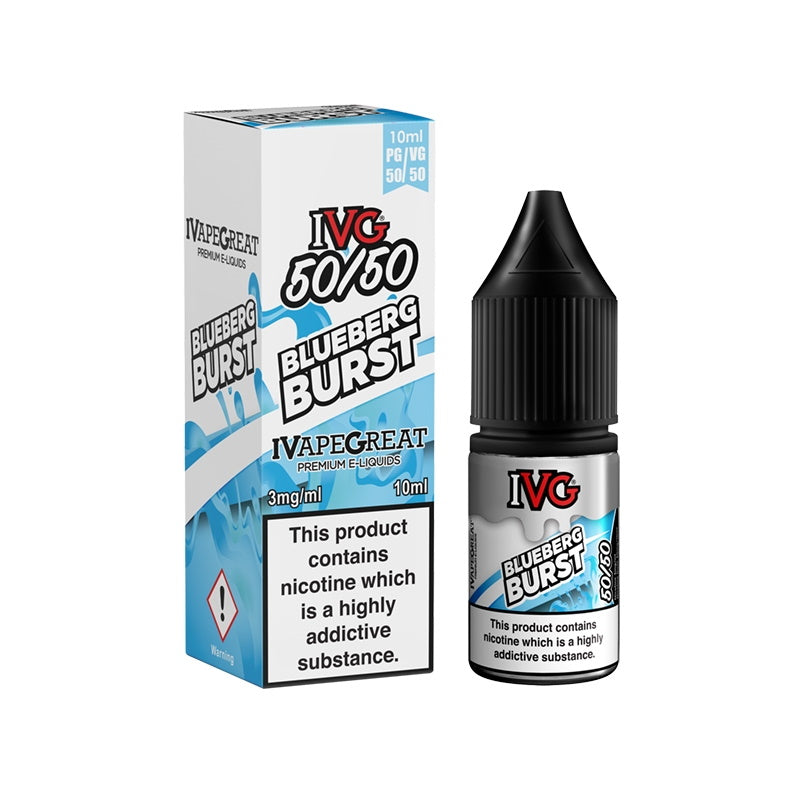 IVG 50:50 Range - Blueberg Burst (10ml)