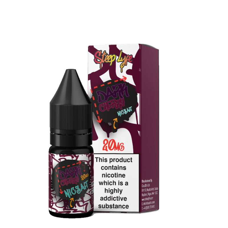 Steep Lyfe Nic Salts - Dark Cherry 20mg (10ml)