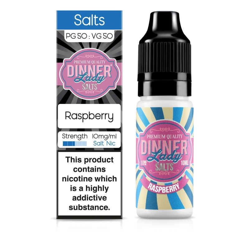 Dinner Lady Fruits Range - Raspberry (10ml Nic Salts)