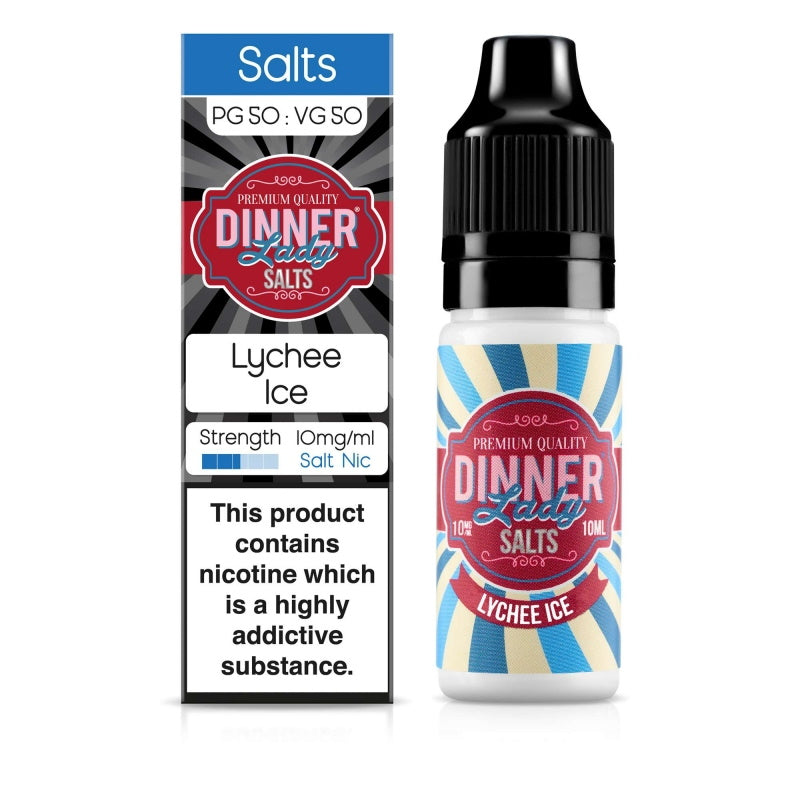 Dinner Lady Ice Range - Lychee Ice (10ml Nic Salts)