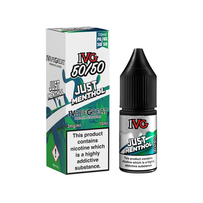 IVG 50:50 Range - Just Menthol (10ml)