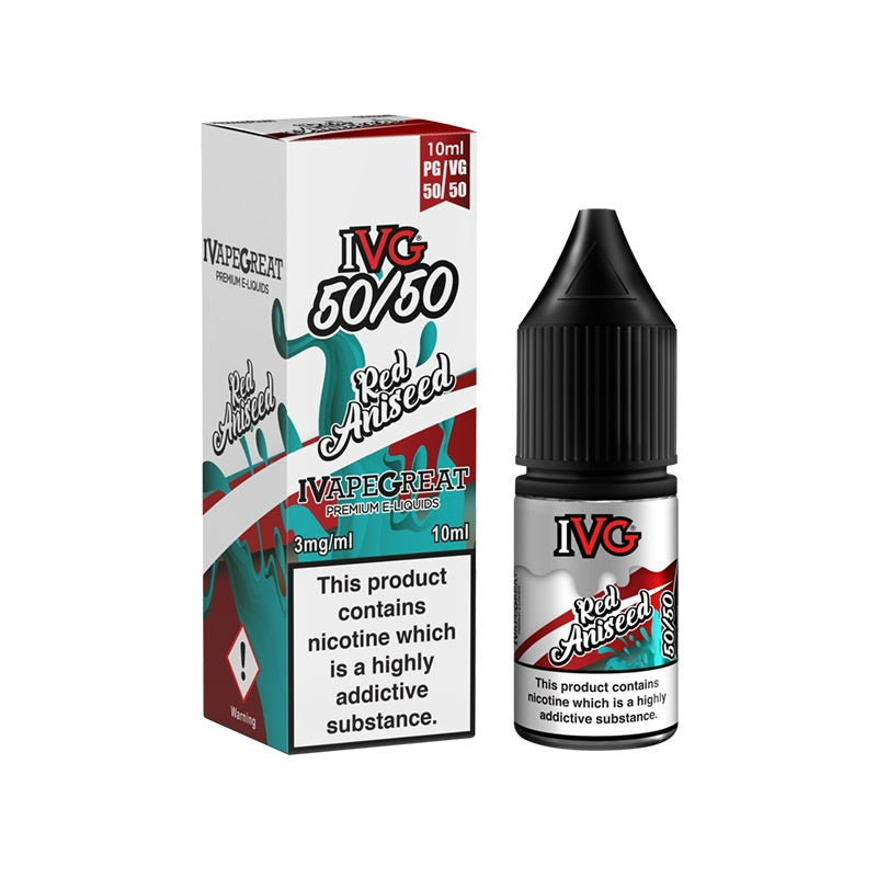 IVG 50:50 Range - Red Aniseed (10ml)