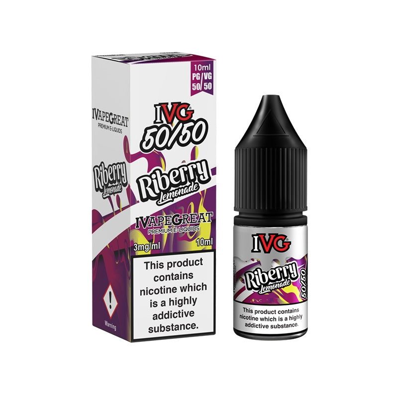 IVG 50:50 Range - Riberry Lemonade (10ml)