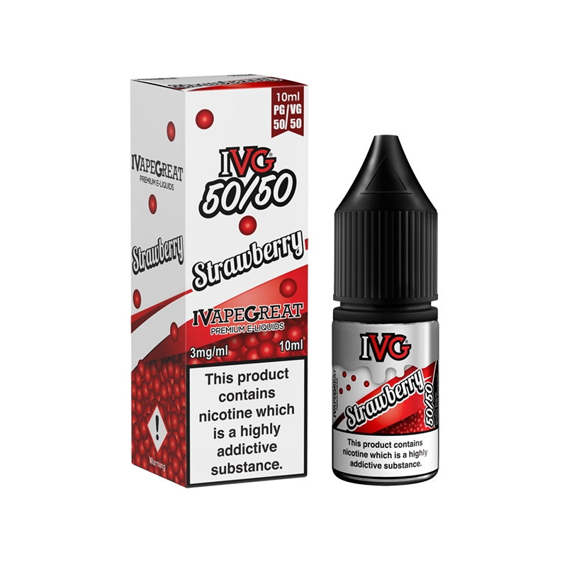 IVG 50:50 Range - Strawberry (10ml)