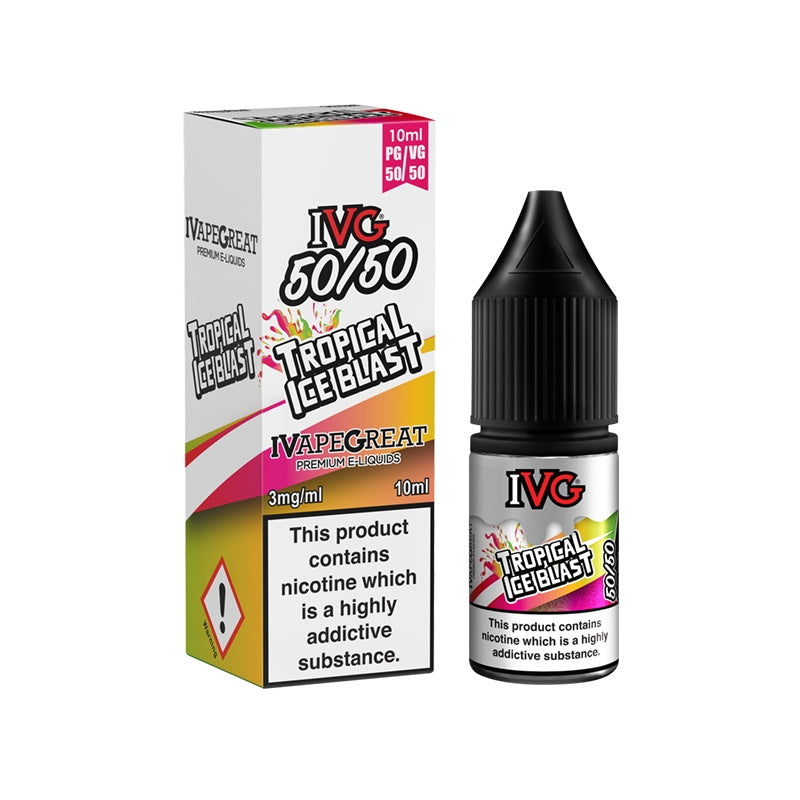 IVG 50:50 Range - Tropical Ice Blast (10ml)